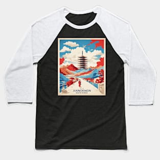 Juknokwon South Korea Travel Tourism Retro Vintage Baseball T-Shirt